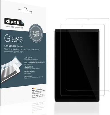 Obrázok produktu pre 2x ochranná fólia pre Lenovo Tab M10 HD 2nd Gen - Anti-Shock 9H Film dipos Glass Plastic Glass