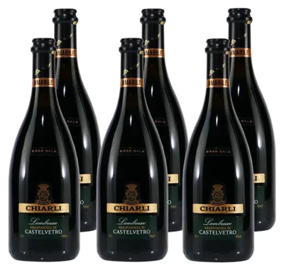 Produktbild von Chiarli Lambrusco Castelvetro DOC -lieblich- (6 x 0,75L)