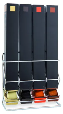 Koffiepadhalter für Nespresso-Kapseln, 40er, verchromt