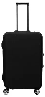 Image de Protection de valise noire, housse anti-poussière, housses de bagages, lavables, réutilisables