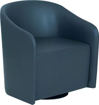 Immagine prodotto di Poltrona blu Poltrona di design monoposto in tessuto Poltrona moderna relax Nuovo