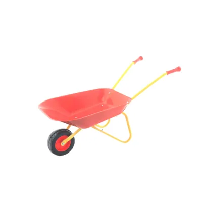 Produktbild von Jonotoys 8710 Kinder Metall Schubkarre Schiebkarre rot