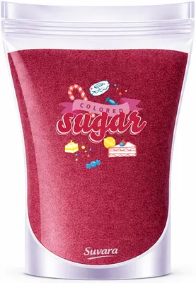 Produktbild von Dekorzucker Zucker Rot Bordeaux 250 g für Torten, Zuckerwatte und Popcorn