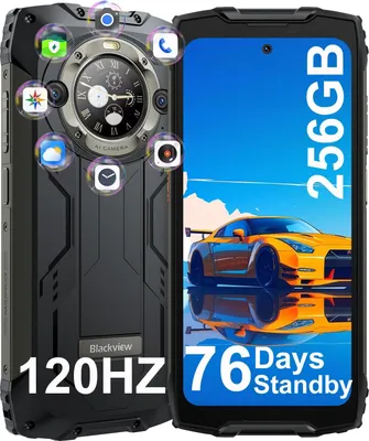 Obrázok produktu pre Blackview BV9300 Pro Outdoor Handy 16GB+256GB 120Hz 6,7" FHD+1,32" Zurück Dsiplay 15080mAh(33W) Outdoor Smartphone Ohne Vertrag Android 13, 64MP+32MP