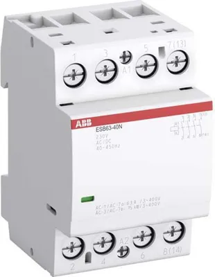 Obrázok produktu pre ABB Stotz S&J inštalačný kontaktor 63 A 230 V AC/DC ESB63-40N-06