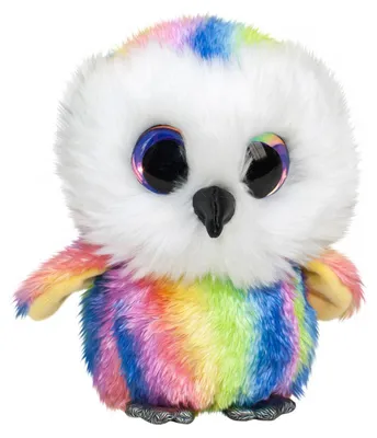 Image de Peluche Lumo Stars - Hibou Stripe, 15cm