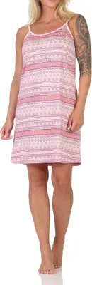 Zdjęcie produktu dla Koszula nocna spaghetti damska Normann w etnicznym stylu - również w rozmiarach plus size; różowy2.56