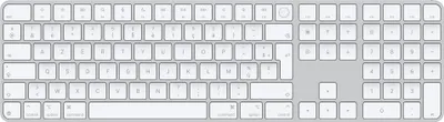 Image de Apple Magic Clavier universel USB + Bluetooth AZERTY Français Blanc