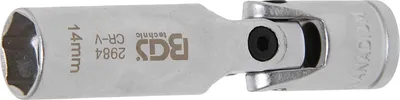 Produktbild von BGS 2984 Gelenkeinsatz für Zündkerzen, 10 (3/8) Antrieb, 14 mm