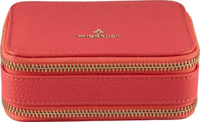 Productafbeelding van WINDROSE sieradendoos Aurora Jewelry Case Coral koraalrood
