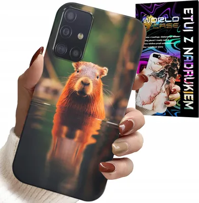 Produktbild von Hülle Für Samsung Galaxy A71 - Süsses Wasserschwein, Wasserschwein, Viele Designs