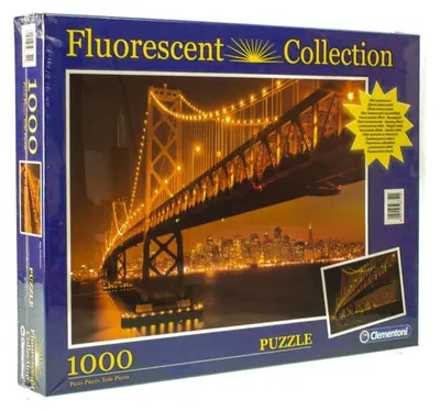 Obrázek produktu pro Clementoni - High Quality Collection Puzzle - San Francisco (1000 dílků, floureszierend)