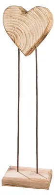 Produktbild von Standrelief SOUL - natur - Holz - Höhe 100cm x Breite 28cm - Herzmotiv