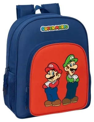 Produktbild von Safta Super Mario 15l 32x38x12 Cm Rucksack Blau  Kinder Blau One Size