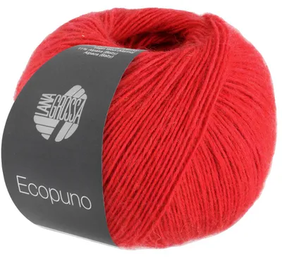 Produktbild von Lana Grossa - Ecopuno 0100 rot