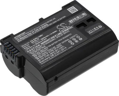 Obrázok produktu pre TECHTEK Batéria kompatibilná s [NiKon] 1 V1, Coolpix D7000, D500, D600, D610, D7000, D7100, D7200, D750, D7500, D780, D800, D800E, D810, D810A, D85