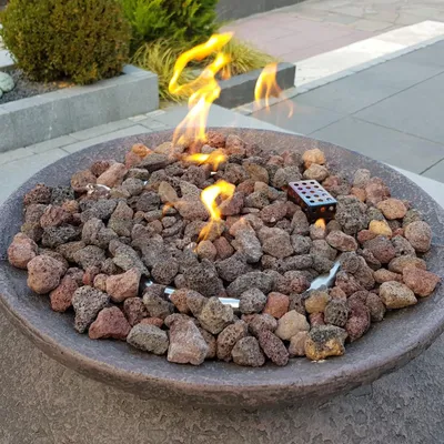 Immagine prodotto di Pietre laviche rossastre per braciere a gas, 3 kg