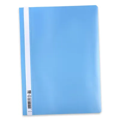 Produktbild von Oxford 100742144, Präsentationsmappe, A4, Polypropylen (PP), Hellblau, Transparent, Weiß, Porträt, 160 Blätter
