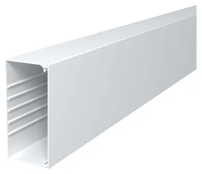 Produktbild von OBO WDK80170RW Wand-u.Deckenkanal m.Bodenlochung 80x170x2000 PVC 6191304