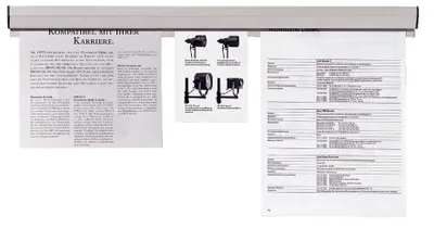 Produktbild von Franken PKS88 Papierklemmschiene, 88 x 4 cm, grau