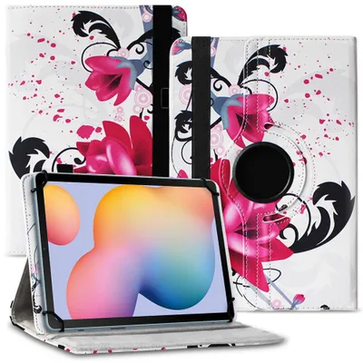 Produktbild von Tablet Tasche für Samsung Galaxy Tab S6 Lite Hülle Case Schutz Cover 360 DrehbarFarbe Uni 360 Taschen:Motiv 6