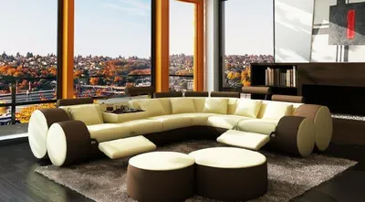 Zdjęcie produktu dla DESIGNER LEDERSOFA mit USB SOFA LEDERCOUCH ECKSOFA WOHNLANDSCHAFT wykonane na miarę