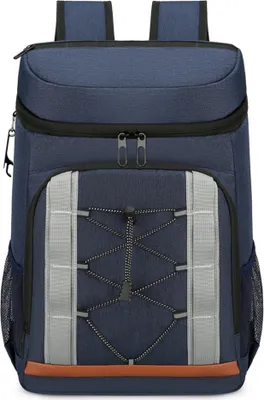 Produktbild von Kuehlrucksack, isoliert, auslaufsicher, mit Lunchfach, wasserabweisend, fuer Maenner/Frauen, Picknicks, Reisen, Sport, grosses Fassungsvermoegen, leichtes, wasserdichtes Futter