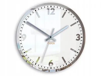Produktbild von ModernClock, wanduhr, Solar 30cm, moderne Uhr, Quarzuhr Spiegel