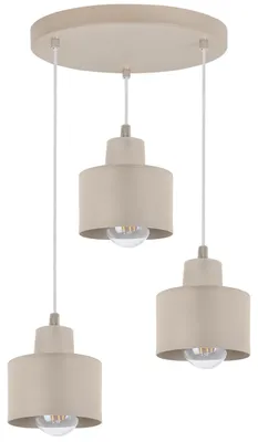 Produktbild von Pendelleuchte PANTA Kaschmir E27 3-flammig – Moderne Hängelampe für Wohnzimmer Esszimmer