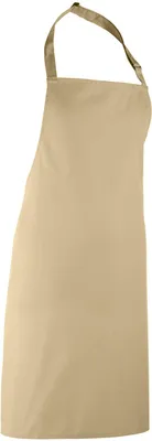 Immagine prodotto di Premier Workwear PR150 | Grembiule con pettorina 'Colours' - Lavabile a 60 °C - Colore: Khaki (circa Pantone 7503) - Dimensioni: 72 x 86 cm