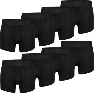 Produktbild von Phil & Co. Berlin Herren Boxer 8-Pack Retropants - Black - Größe XL