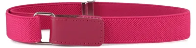 Produktbild von Ladeheid Kinder Gürtel Elastik-Gürtel 1-12 Jahre 34-90 cm P15 (Weiß/Rosa/Blumen, 0-2 Jahre)