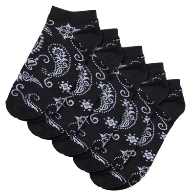 Image de Urban Classics - Chaussettes invisibles pour hommes (lot de 5) TN623 (47 EU - 50 EU) (noir)