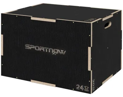Imagen del producto de Caja de salto de madera para CrossFit, con 3 alturas | Color: | Dimensiones: 61x76x51 cm