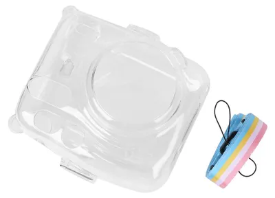 Obrázok produktu pre Priehľadný ochranný obal na fotoaparát PC – odolný proti poškriabaniu a pádu – puzdro na fotoaparát instax mini11