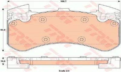 Zdjęcie produktu dla Klocki Hamulc. Audi A8  09- Przód