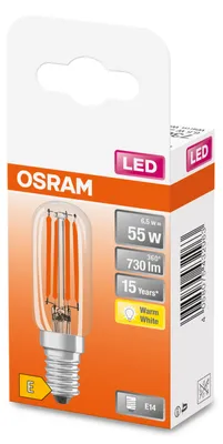 Obrázok produktu pre Osram STAR, 6,5 W, 55 W, E14, 730 lm, 15000 h, Teplá biela