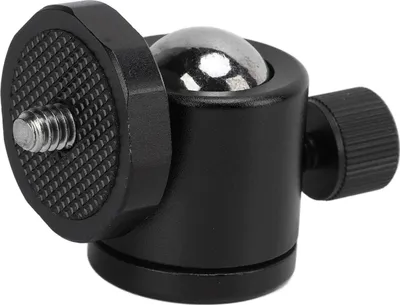 Obrázok produktu pre Statívový držiak s guľovou hlavou z hliníkovej zliatiny, otočný o 360°, univerzálny pre zrkadlovky, čierny