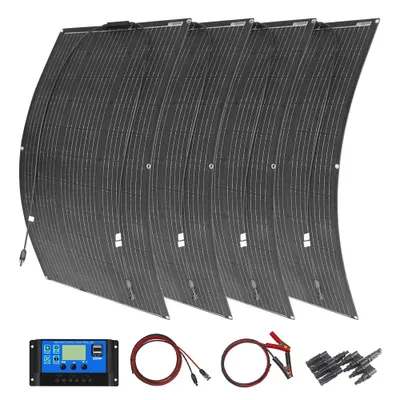 Produktbild von Flexible Solarmodule, hohe Effizienz, tragbares Design, Solar-Kit 400W