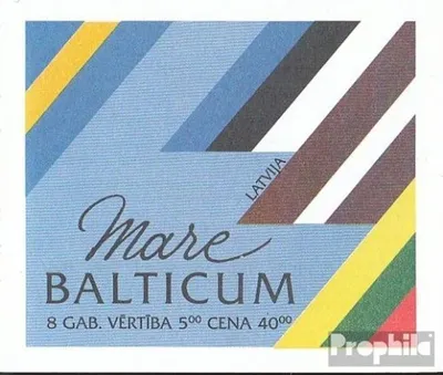 Produktbild von Briefmarken Lettland 1992 Mi MH1 (kompl.Ausg.) postfrisch Vögel