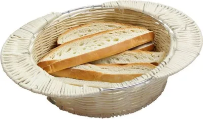 Produktbild von Brotkorb Brötchenkorb Frühstückskorb Obstkorb Servierschale Brotschale Rattan