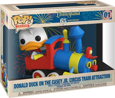 Produktbild von Disneyland - Donald Duck on the Casey Jr. Circus 01 Funko Pop! Trains Vinyl Figure