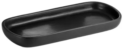 Productafbeelding van Aqualine NERO schaal, zwart, geschikt om op te zetten