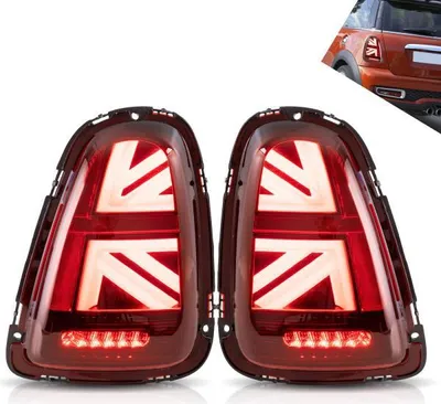 Produktbild von Voll LED Rückleuchten passend für Mini Cooper R56 R57 R58 R59 2011-2014 Rot