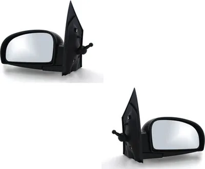 Produktbild von Außenspiegel passend für Hyundai Getz TB 09/02- Set links rechts schwarz 876101C200CA 876201C200CA Johns