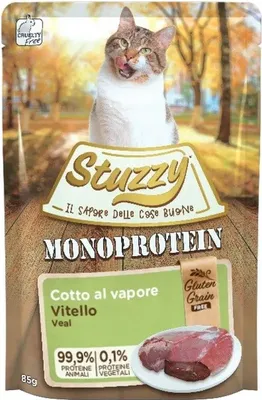 Produktbild von STUZZY Monoprotein Veal - nassfutter für Katzen – 85 g