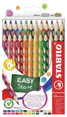 Immagine prodotto di STABILO 331/24 STABILO EASYcolors L matite colorate, colori assortiti, 24 pezzi.