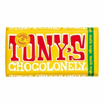 Produktbild von Tony's Chocolonely - Schokolade Tony Chocolonely Milch Noga glücklich mit Ihnen | 1 Stück | 15 Stücke