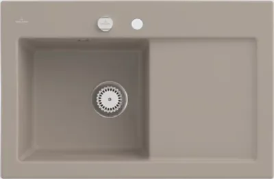 Produktbild von Villeroy & Boch Keramikspüle 677202AM, Subway 45 Einbauspüle - inkl.