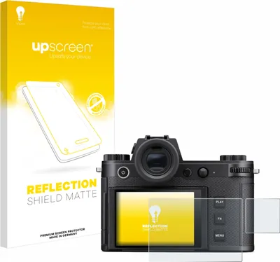 Produktbild von upscreen Schutzfolie für Leica SL3-S (Display + Schulterdisplay) Displayschutz Displayschutzfolie Folie Matt Entspiegelungsfolie